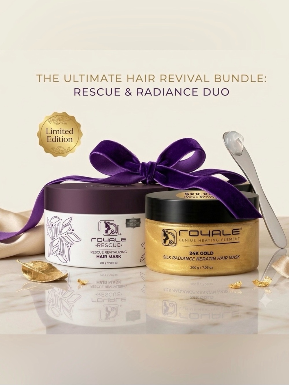 🔥Royale Rescue Professional Hair Mask BUNDLE ~ Retail $250🔥